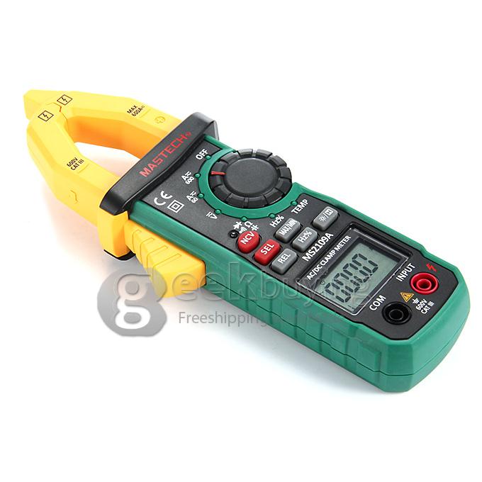 MASTECH MS2109A Digital Clamp Meter AC DC Current Voltage Resistance Tester