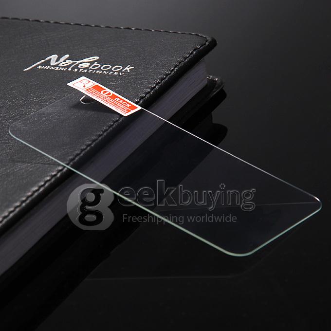Toughened Glass 0.33mm Screen Protector Film Cover Arc Edge for iPhone 4/4s Back Paste with Individual Package