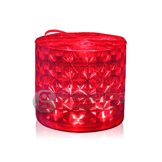 RC01 6W Color Changing Inflatable 10 LED Solar Lantern / Camping Light / Garden Lamp RGB with Remote Control