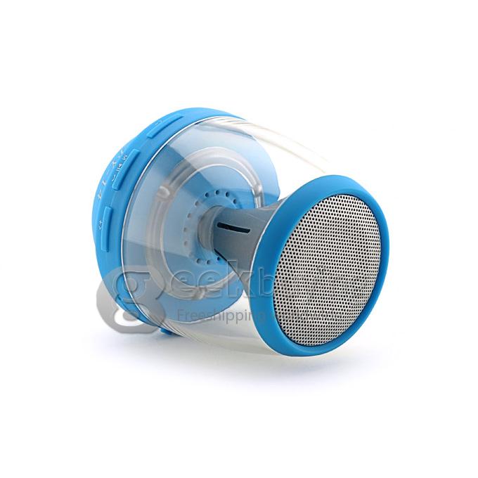 Mini 009 Bluetooth Glare Magic Lamp Speaker Audio Wireless Subwoofer Support TF Card Hands-free Call - Blue