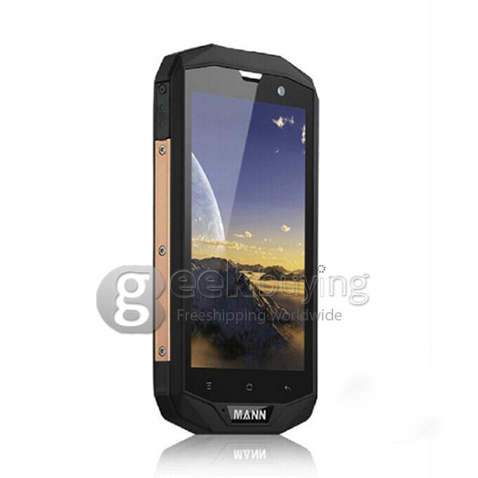 MANN ZUG 5S IP67 5.0inch Waterproof Rugged Phone Android 4.4 1GB 8GB Qualcomm MSM8926 Quad Core 1.2GHz 8.0MP 4G LTE-Gold