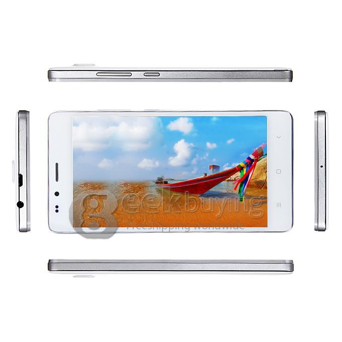LANDVO L500 5.0Inch Android 4.4 Phone MTK6592M Octa Core 1.4GHz HD Smartphone 1GB RAM 8GB ROM 8.0MP 3G/GPS/WIFI - White