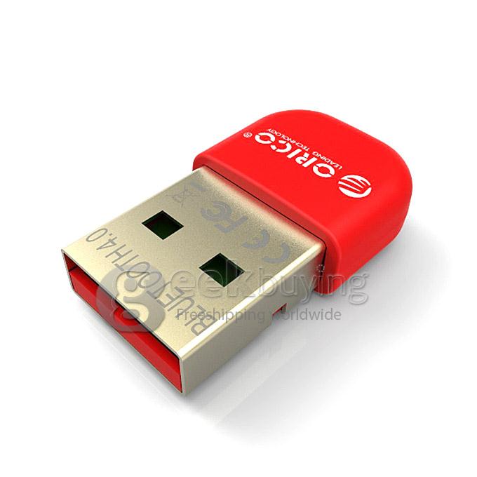 ORICO BTA-403 Mini USB Bluetooth 4.0 Adapter Dongle for Smartphone Tablet Speaker Headset Mice Keyboard -Red