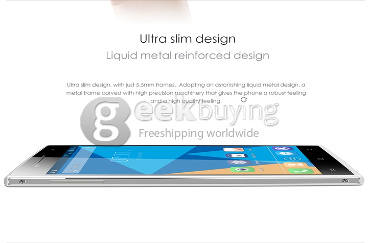 DOOGEE F1 TURBO Mini 4.5 Inch Android 4.4 Phone MTK6732 Quad Core 1.5GHz 8.0MP 1GB 8GB FDD-LTE 4G Smartphone - Dark blue