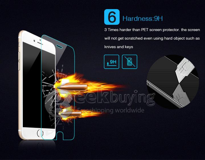 Toughened Glass 0.33mm Screen Protector Film Cover Arc Edge for iPhone 4/4s Back Paste with Individual Package