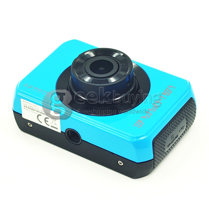 ISHARE S200 Mini Action Sports Camera Standard Version Novatek 12MP 1080P 140 Degree Lens 2.0 Inch HD Camcorder Car DVR- Blue