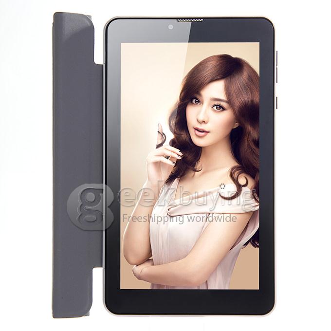 F729-6 3G Phone Call 7 Inch Tablet PC Android 4.2 MTK6572 1024*600 Pixels Capacitive Screen BT - Red