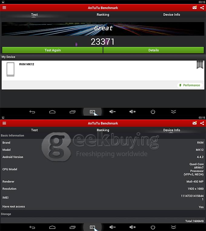 Rikomagic RKM MK12 Android 4K Internet TV Box Amlogic S812 2.0GHz 2G RAM 16G ROM 2.4G/5G WIFI Bluetooth 1000M LAN 3G Miracast
