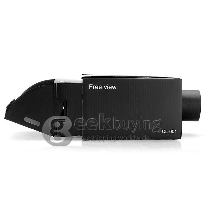 Freeview CL001 Portable Cardboard DIY Mobile Phone Projector 8x Magnification for Android iOS Smartphone