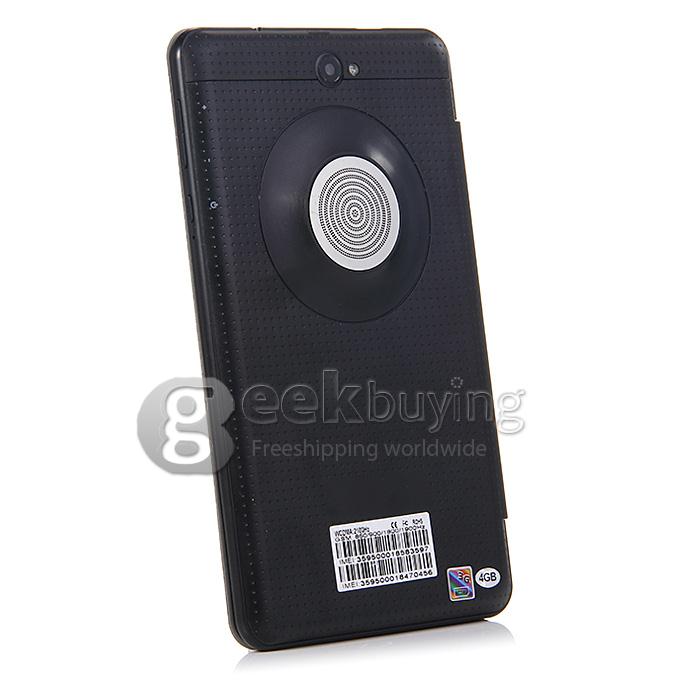 F729-6 3G Phone Call 7 Inch Tablet PC Android 4.2 MTK6572 1024*600 Pixels Capacitive Screen BT - Black