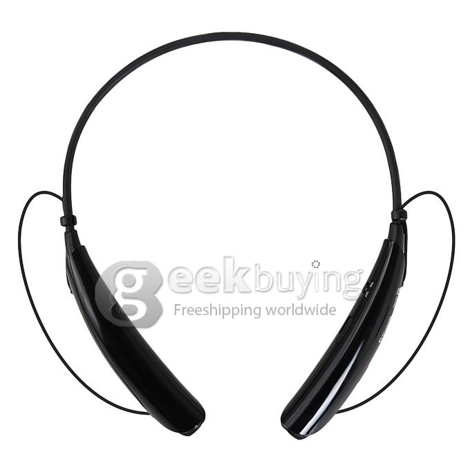 HBS-750 Wireless Bluetooth 4.0 APX Stereo Headset Neck Type Sport Headphone - Black