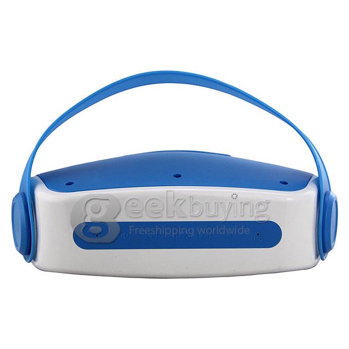 Portable Hand-held Wireless Bluetooth Audio Speaker Car Hands-free Call - Blue