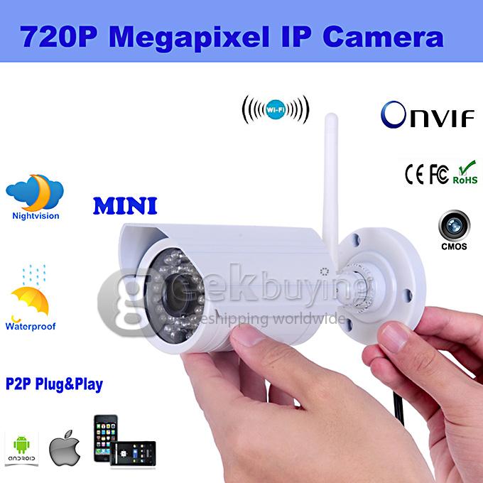 IPCC-H05 1.0 Megapixel HD 1/4 CMOS 720P Wireless Network 36 LEDs IR-Bullet Camera