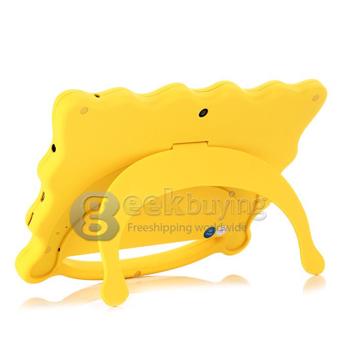 7C08 7 Inch A23 Android 4.4 Tablet PC 8G ROM Children's Tablet(can be controlled by the parents) Dual Cameras - Yellow
