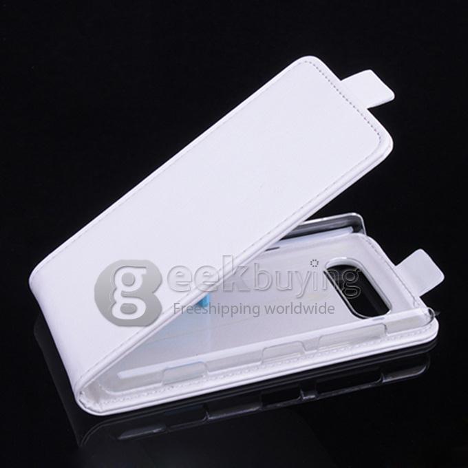 Protective Hard Cover Flip Stand Leather Case for Nokia Lumia 820 - White