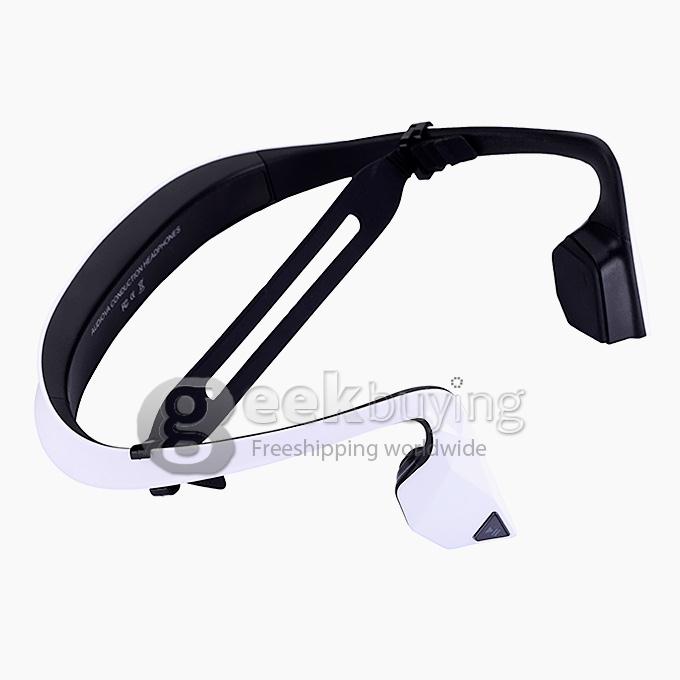 Digicare DO Bone Conduction Headphone Ear Hook Wireless Bluetooth Earphone with NFC and Speaker Connection Call Function - White
