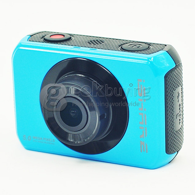 ISHARE S200 Mini Action Sports Camera Standard Version Novatek 12MP 1080P 140 Degree Lens 2.0 Inch HD Camcorder Car DVR- Blue