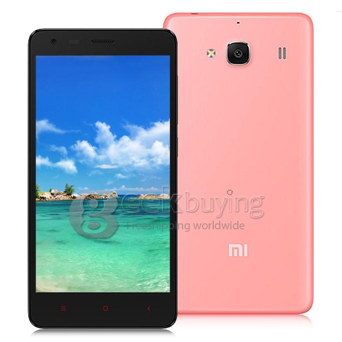 Xiaomi Redmi 2 4G LTE 4.7inch Android Phone Qualcomm MSM8916 Quad Core 64bit MIUI 6 Smartphone IPS HD 1GB 8GB 8MP- Pink