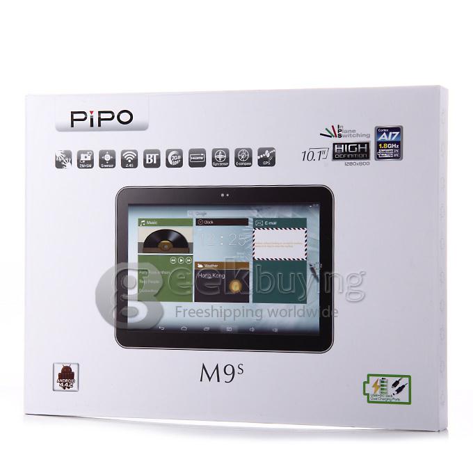 Pipo M9S RK3288 1.8GHz 10.1 inch Tablet PC Android 4.4 Quad Core IPS Capcaitive Screen 1280*800 2GB/16GB - Black