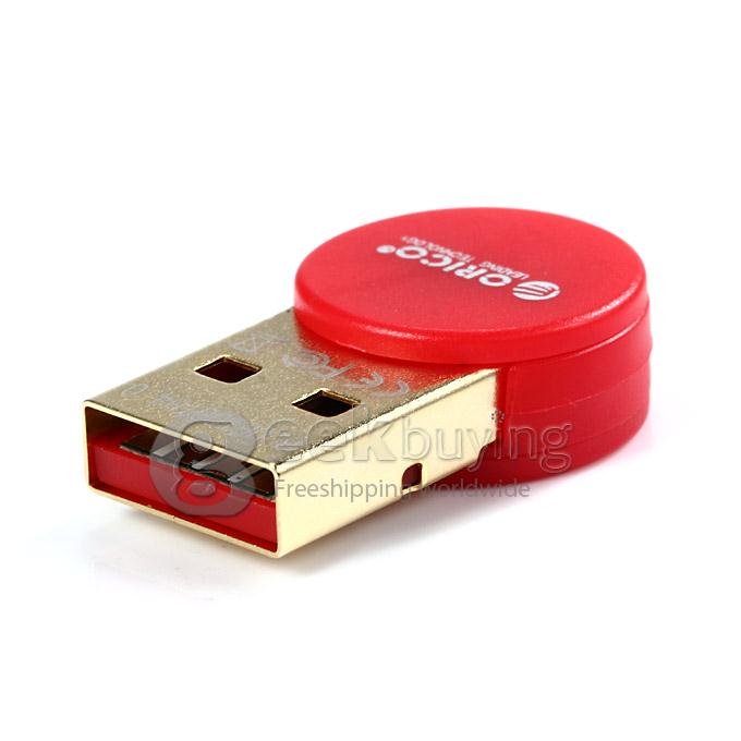 ORICO BTA-406 USB Bluetooth 4.0 Adapter Dongle for Smartphone Chromebook Windows -Red