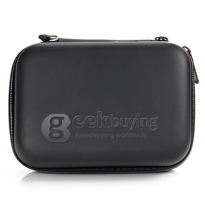 Small Size PU Travel Box/Storage/Travel Bag/Travel Large Carry Case for GoPro HD Hero1/2/3 - Black