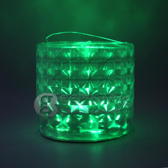 RC01 6W Color Changing Inflatable 10 LED Solar Lantern / Camping Light / Garden Lamp RGB with Remote Control