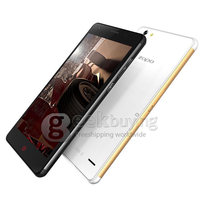 ZOPO Focus ZP720 5.3inch Android Phone IPS HD Screen 64-bit 4G LTE Smartphone MTK6732 Quad Core 1.5GHz 1GB 16GB 13.2MP - White