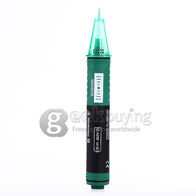 Mastech MS8902B Non-contact 20V-600V Professional AC Voltage Detector and Metal Detector Tester Meter -Green