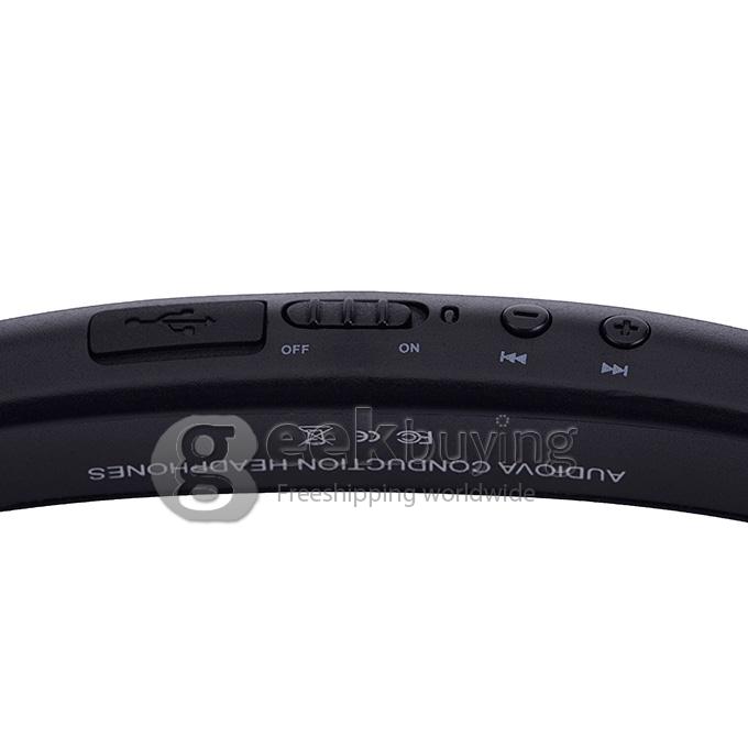 Digicare DO Bone Conduction Headphone Ear Hook Wireless Bluetooth Earphone with NFC and Speaker Connection Call Function - White