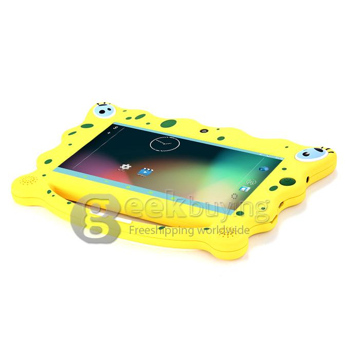 7C08 7 Inch A23 Android 4.4 Tablet PC 8G ROM Children's Tablet(can be controlled by the parents) Dual Cameras - Yellow
