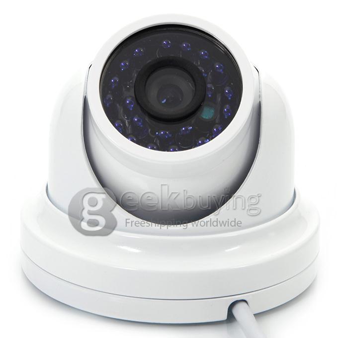CN-563 1.0 Megapixel HD 720P Network 24pcs 5 LED lights IR-cut Camera Max 20Meter (EU Plug)