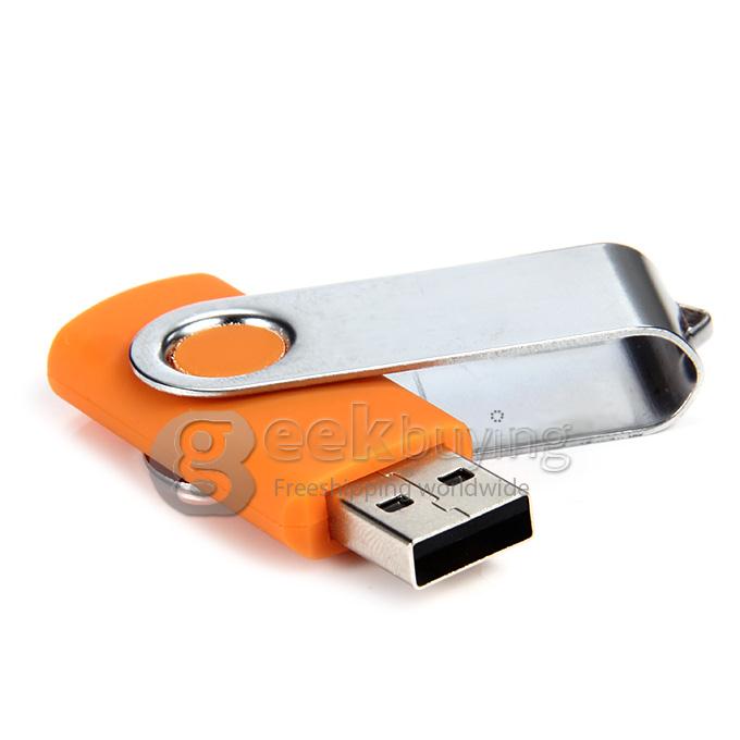 Universal High Speed 16GB USB 2.0 Drive U Disk Memory Stick Flash Drive - Orange