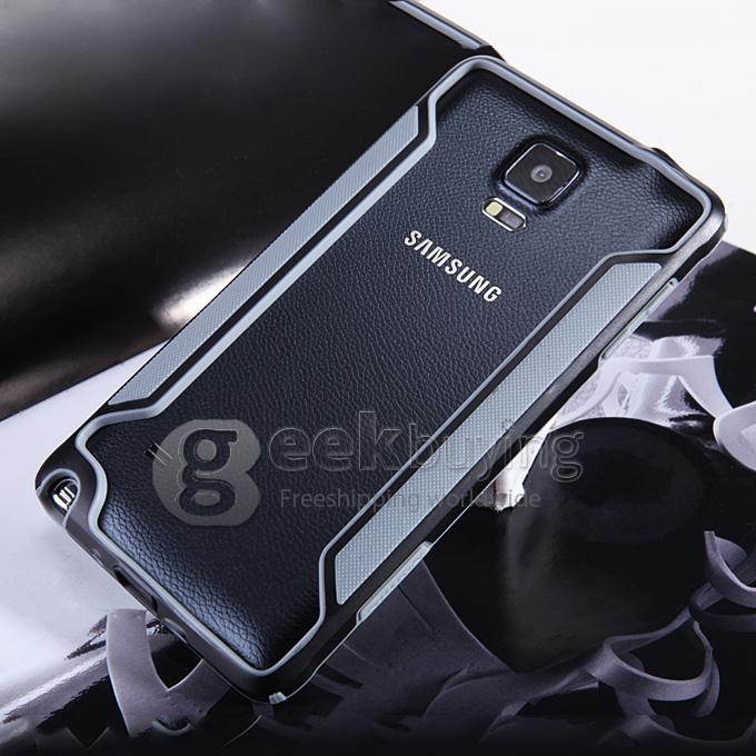 Nillkin Frame Series Protective Cover Shell Bumper PC+TPU Case for SAMSUNG Galaxy N9100/NOTE 4 - Black