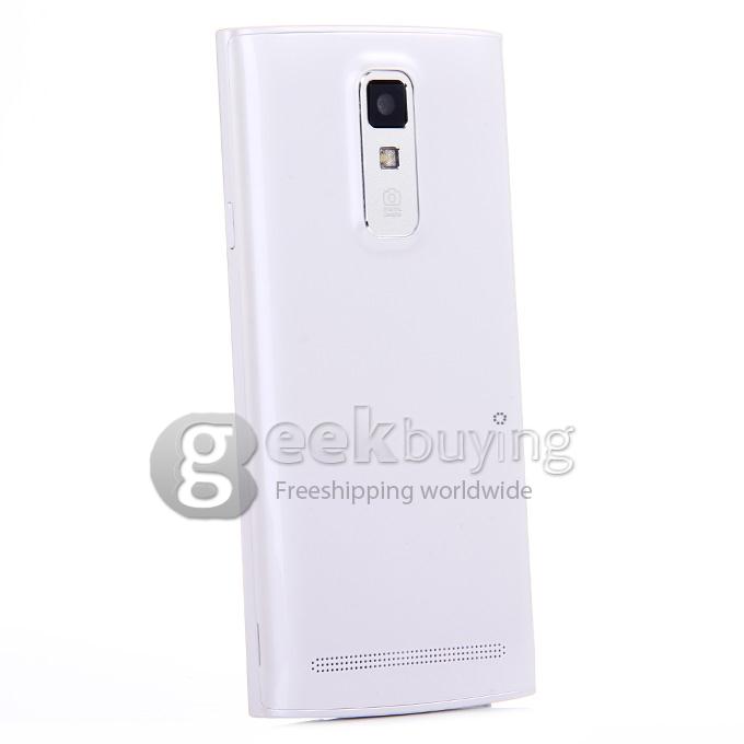JIAKE V17 5.0inch Android 4.4 Phone QHD MTK6572 Dual Core 1.2GHz 512MB RAM 4GB ROM 2.0MP+0.3MP 3G GPS Smartphone - White