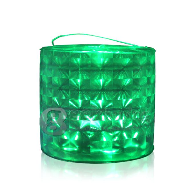 RC01 6W Color Changing Inflatable 10 LED Solar Lantern / Camping Light / Garden Lamp RGB with Remote Control