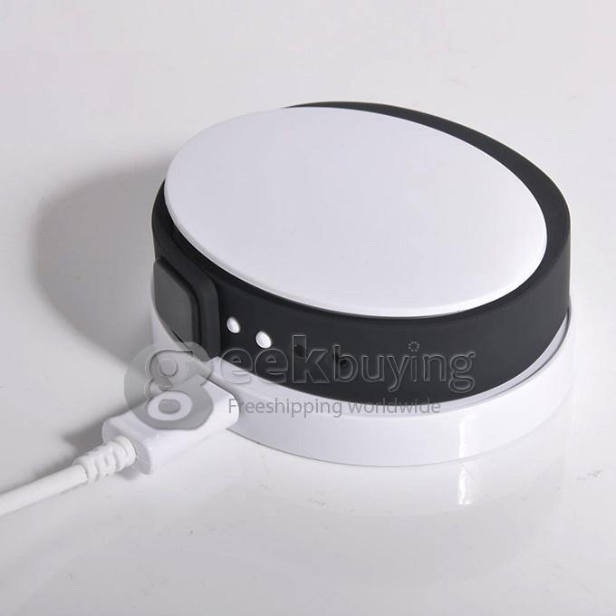 IP67 DK402 Bluetooth 4.0 Smart Sport Bracelet Wrist Band Pedometer Sleep Monitor Calorie for iOS Android - Black