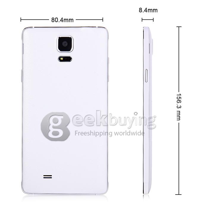 Kingelon N9588 5.7Inch MTK6592 Android 4.4 Phone Octa Core 1GB+16GB IPS HD SmartPhone 8.0MP Camera 3G GPS OTG - White