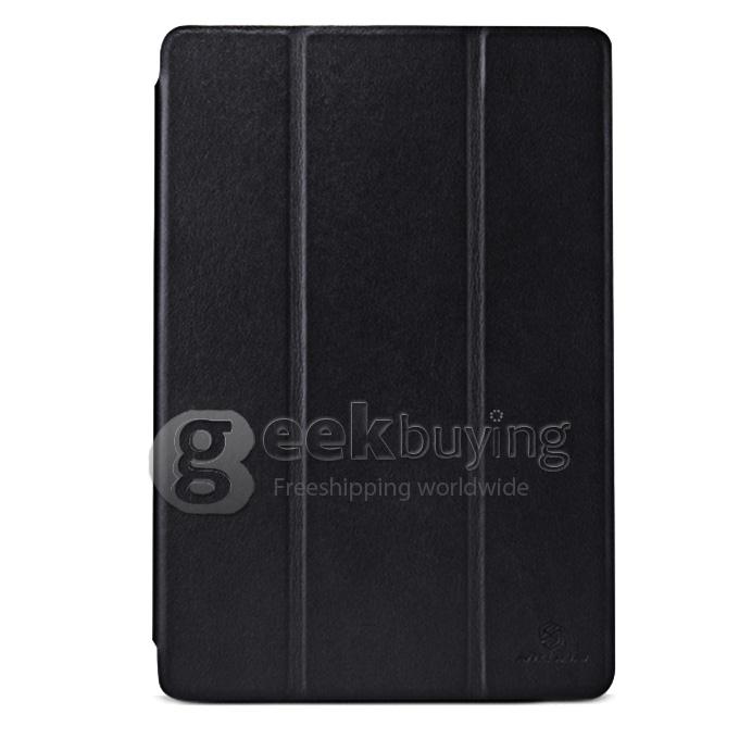 NILLKIN Sparkle Polycarbonate Flip Stand Leather Case for Google HTC Nexus 9 Tablet PC - Black