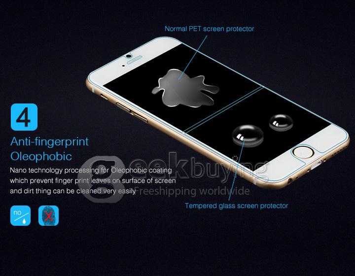 Toughened Glass 0.33mm Screen Protector Film Cover Arc Edge for HUAWEI Mate 7 with Individual Package