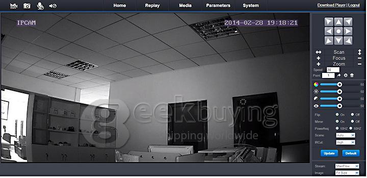 IPCC-D09 1.0 Megapixel HD 720P 1/4 CMOS Network IR-dome Camera