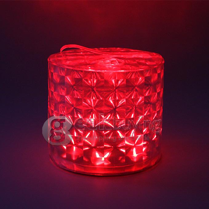 RC01 6W Color Changing Inflatable 10 LED Solar Lantern / Camping Light / Garden Lamp RGB with Remote Control