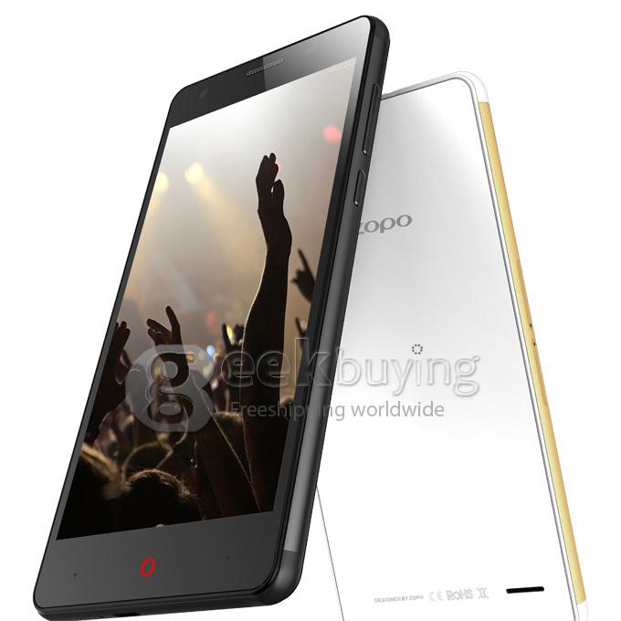 ZOPO Focus ZP720 5.3inch Android Phone IPS HD Screen 64-bit 4G LTE Smartphone MTK6732 Quad Core 1.5GHz 1GB 16GB 13.2MP - White