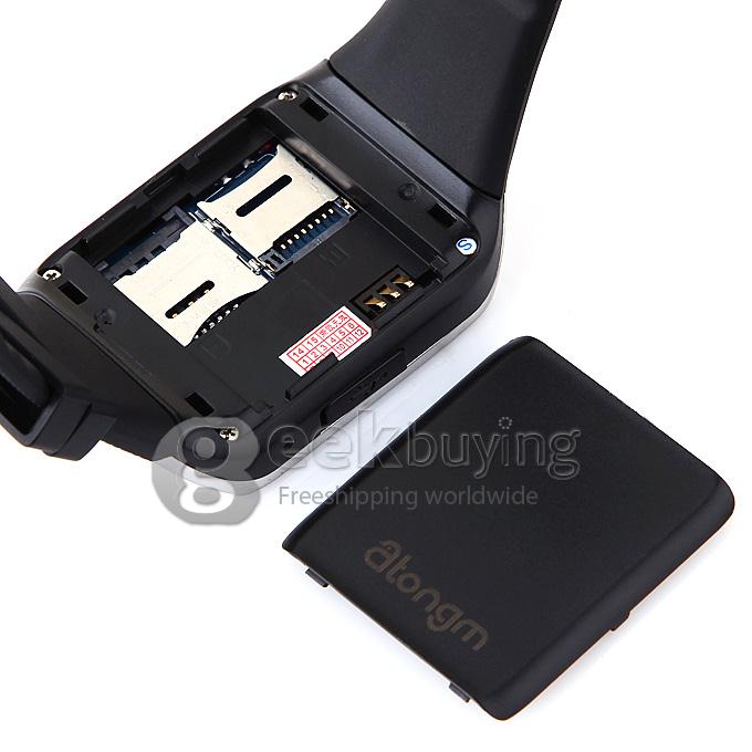 Atongm W008 Smart Watch Phone Bluetooth Watch 1.54 Inch Pedometer Anti-lost SIM Card Slot Sync Smart Devices - Silver