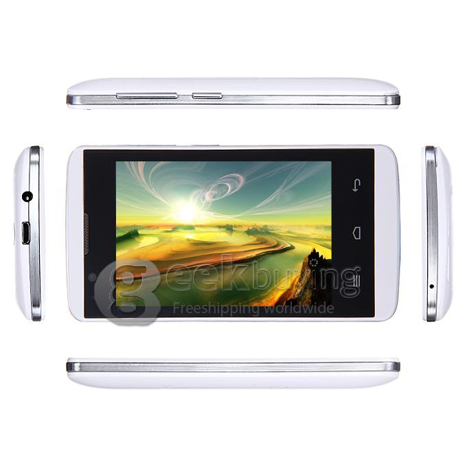 B-MAGIC Mini G3 SC7715 Android 4.4 Phone Dual Core 1.0GHz 3.5Inch Spreadtrum CPU 3G/Bluetooth SmartPhone - White