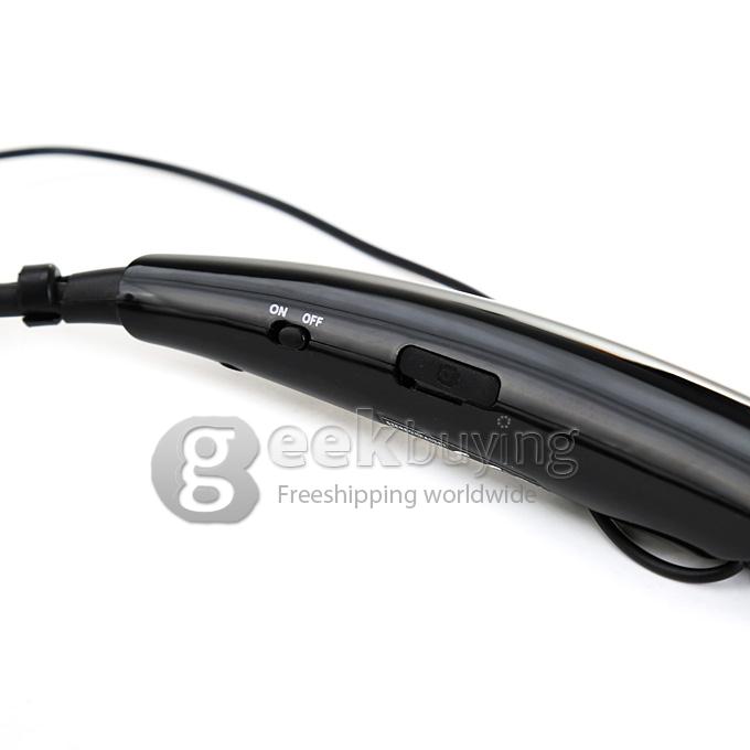 HBS-750 Wireless Bluetooth 4.0 APX Stereo Headset Neck Type Sport Headphone - Black