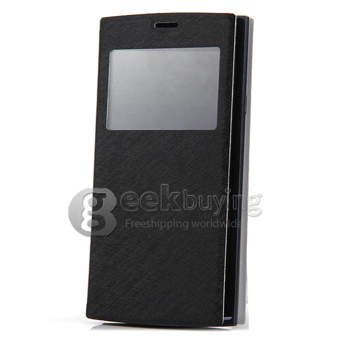 JIAKE V17 5.0inch Android 4.4 Phone QHD MTK6572 Dual Core 1.2GHz 512MB RAM 4GB ROM 2.0MP+0.3MP 3G GPS Smartphone - Black