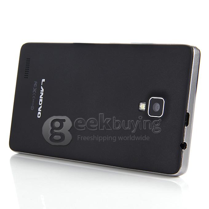 LANDVO L500 5.0Inch Android 4.4 Phone MTK6592M Octa Core 1.4GHz HD Smartphone 1GB RAM 8GB ROM 8.0MP 3G/GPS/WIFI - Black