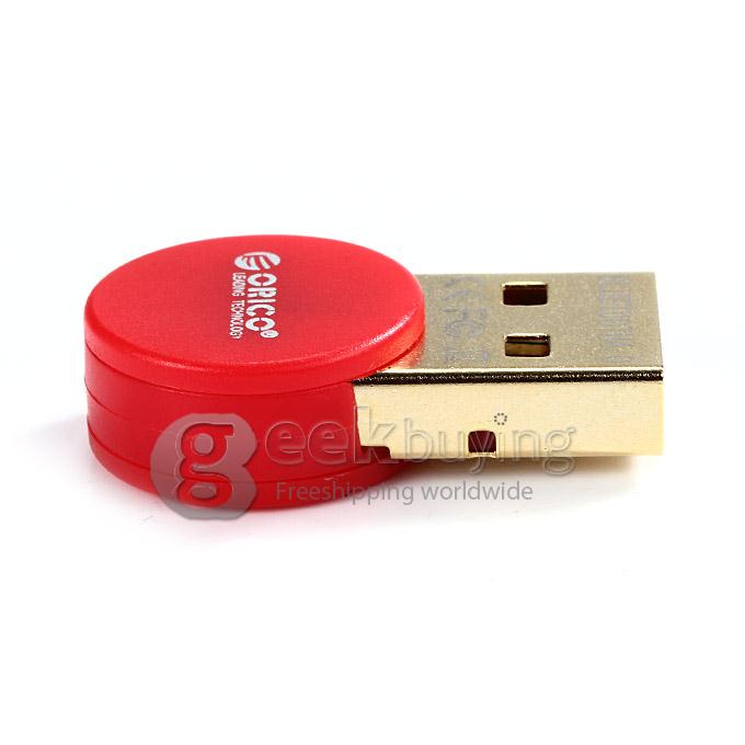 ORICO BTA-406 USB Bluetooth 4.0 Adapter Dongle for Smartphone Chromebook Windows -Red