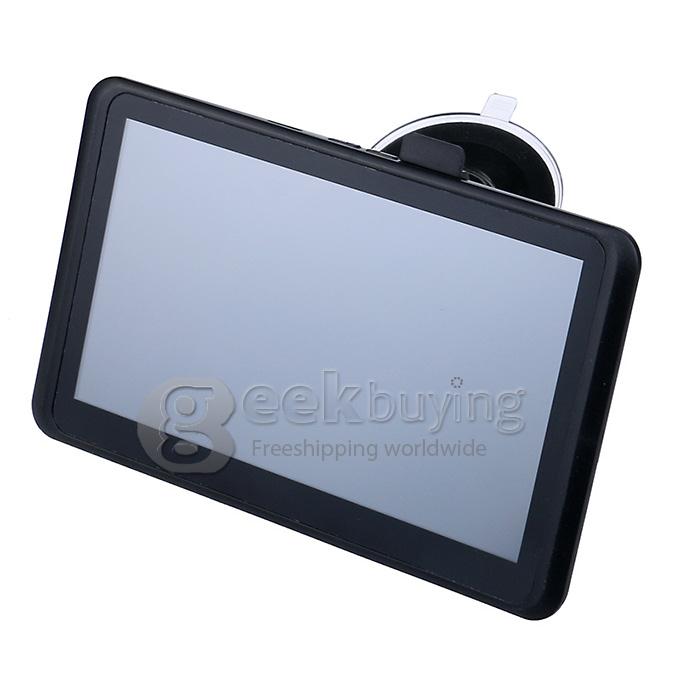 5 Inch TFT- LCD Touchscreen HD 800*480 Windows CE6.0 Car DVR GPS Navigator with 4GB BT FM - European Map