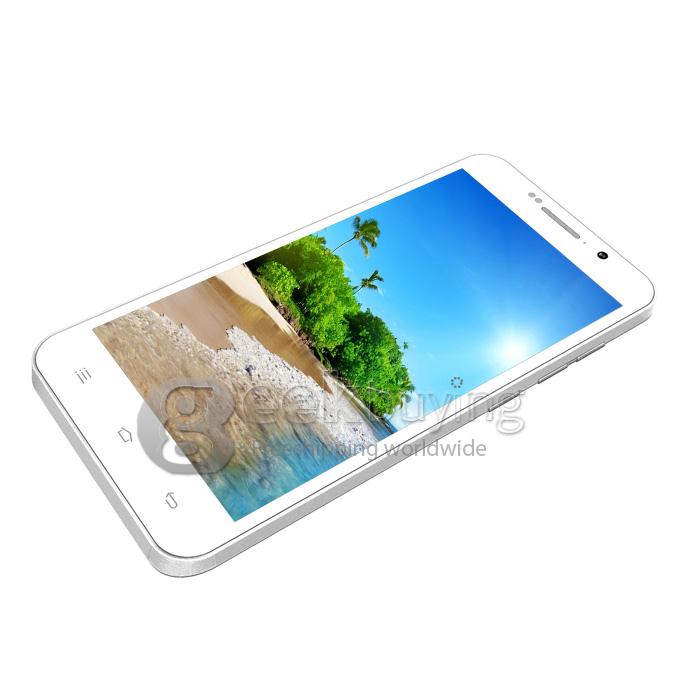 ZOPO ZP320+ 5Inch 4G Android 4.4 Smartphone MTK6582M Quad Core 1.3GHz 1GB RAM 8GB ROM 8.0MP Dual SIM Card IPS QHD -White